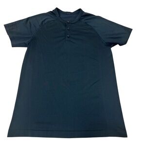 Lululemon 3 button Henley Tshirt Men’s Small Black